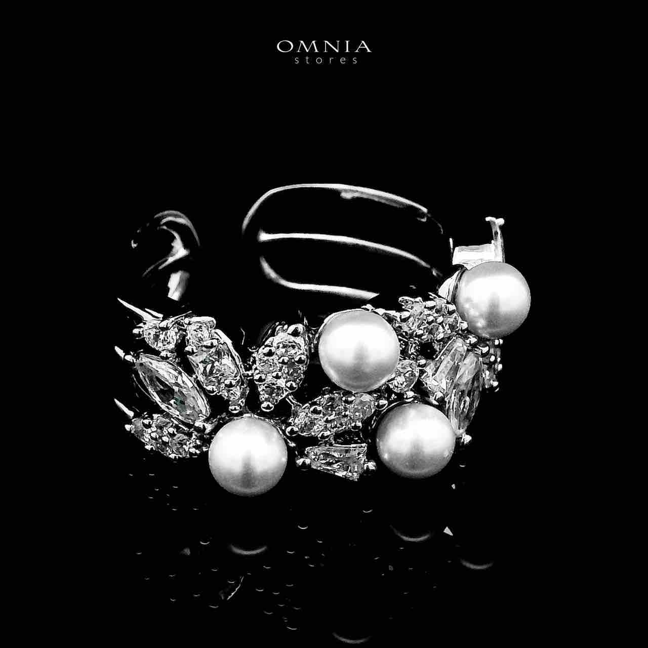 Omnia Fadwa Bridal Full Set Accessories in High Quality Zircon Stone Rhodium Plated - OMNIASTORES UAE