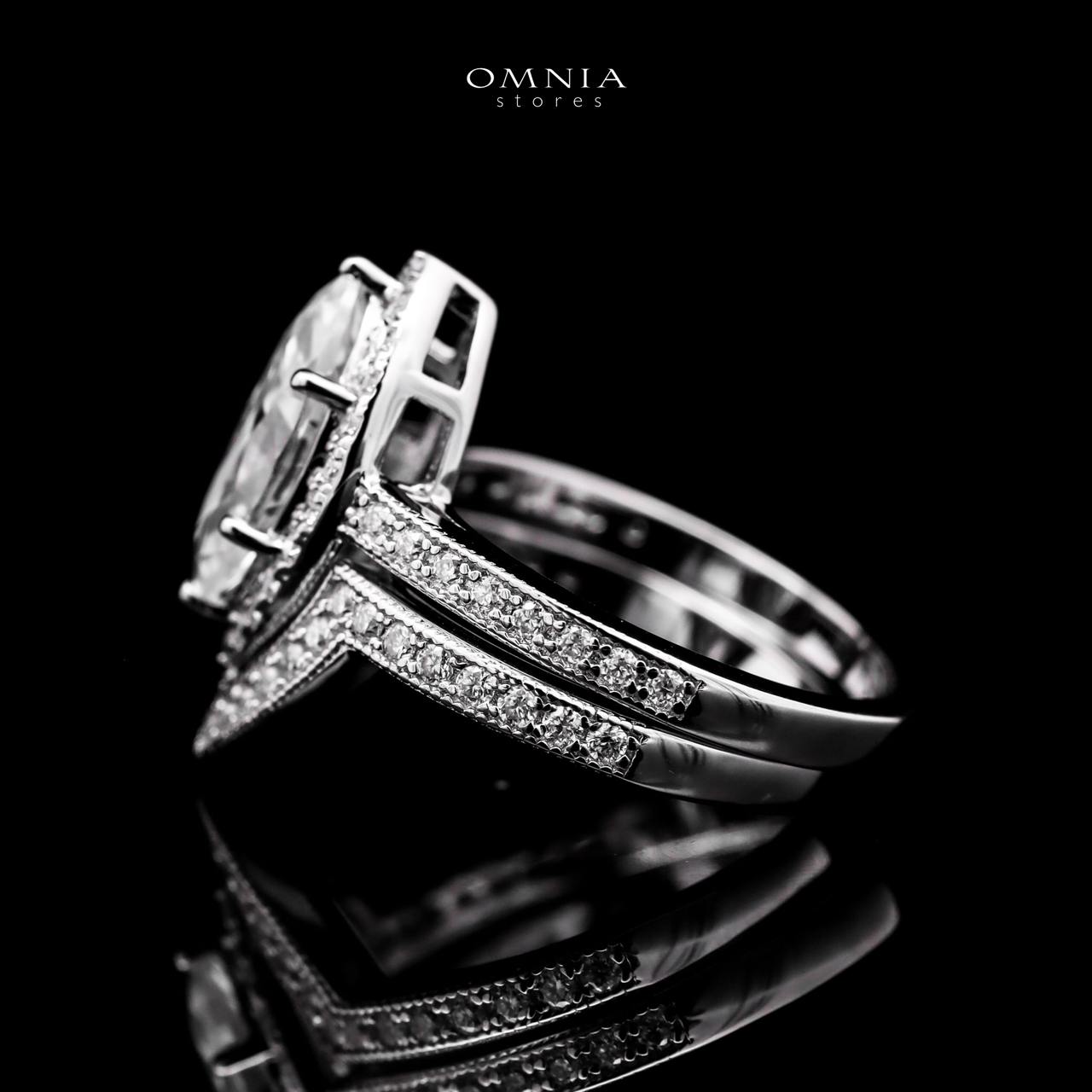 Azmira Royal Design Marquise Cut White Moissanite Stone Ring With GRA Certified High Quality in 925 Silver 6x12mm 2Ct - OMNIASTORES UAE