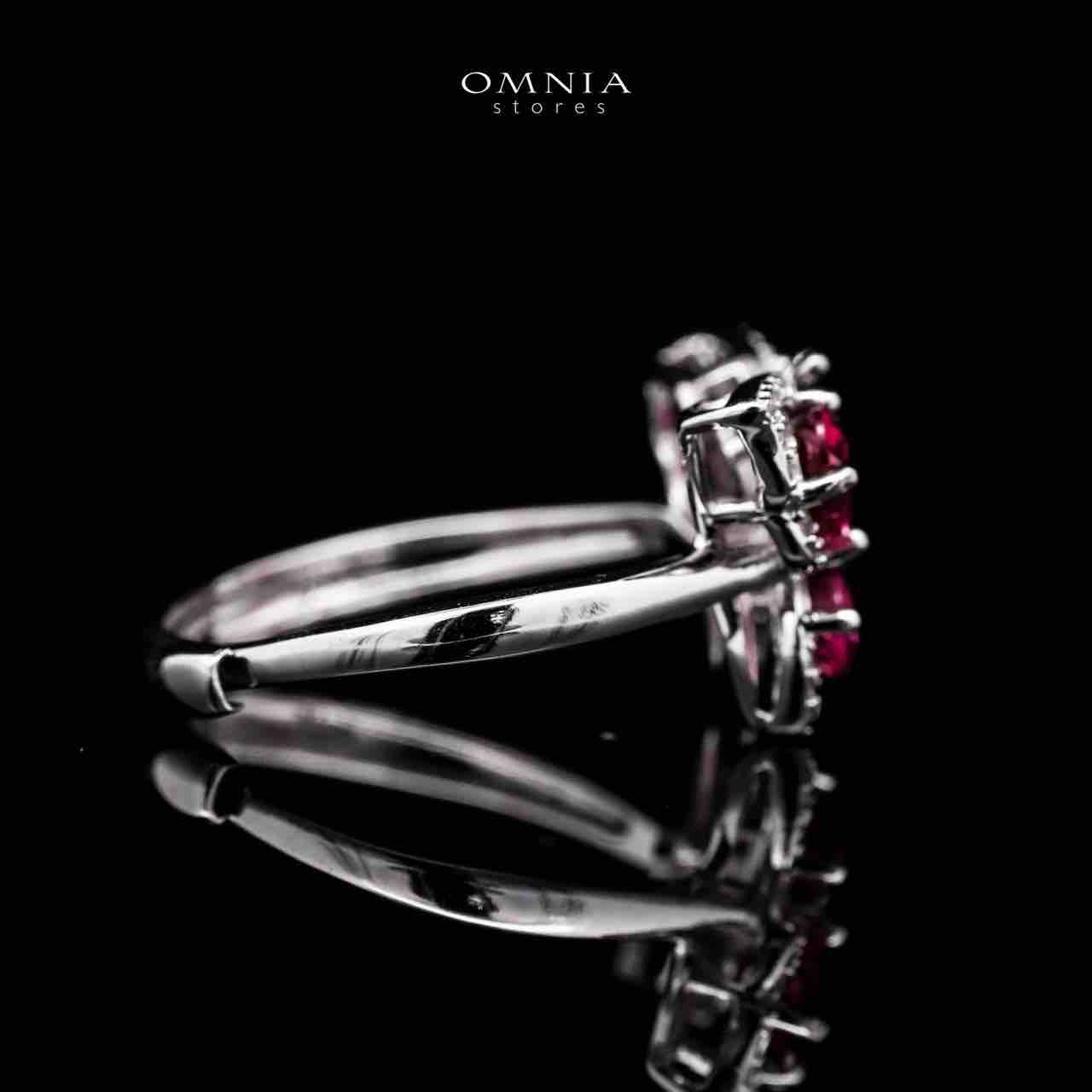 Omnia Taliyah Ring In 92.5 Silver High Quality Natural Stone - OMNIASTORES UAE