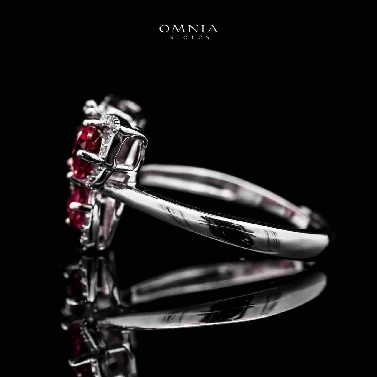 Omnia Taliyah Ring In 92.5 Silver High Quality Natural Stone - OMNIASTORES UAE