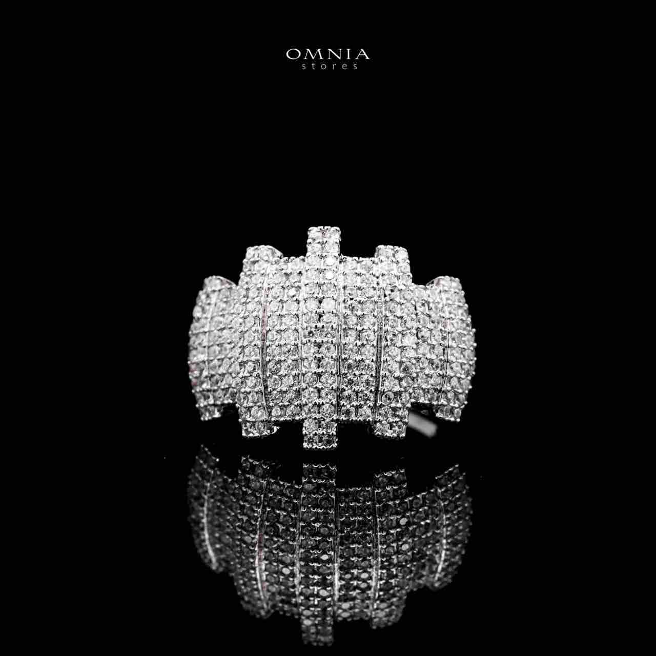 Omnia Ashley Bridal Full Set Accessories High Quality Zircon Stone in Rhodium Plated - OMNIASTORES UAE