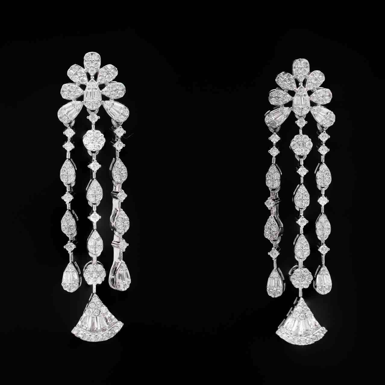 Omnia Rimal White Bridal Full Set in 925 Silver with High Quality Simulated Diamonds - OMNIASTORES UAE