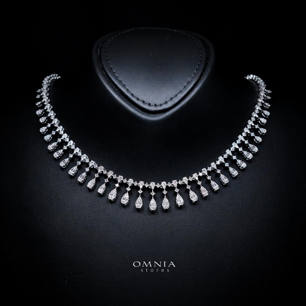 Madeline White Luxury Bridal Full Set with High-Quality Simulated Diamonds – Rhodium Plated
