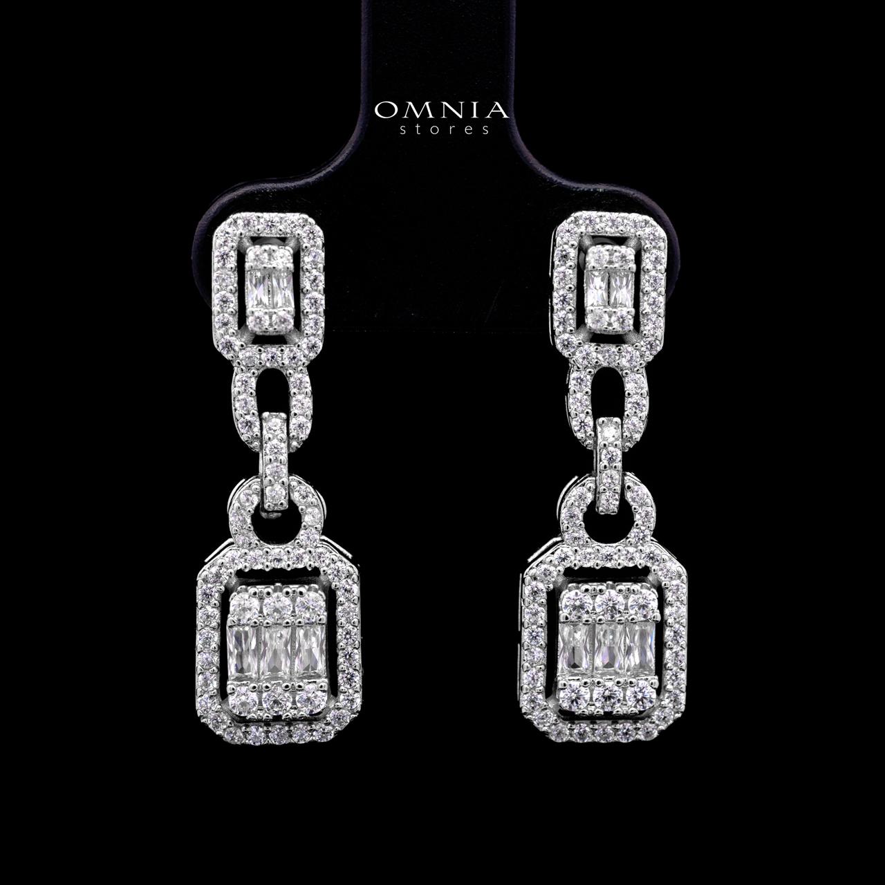 Sindy White Luxury Bridal Full Set with High-Quality Simulated Diamonds – Rhodium Plated