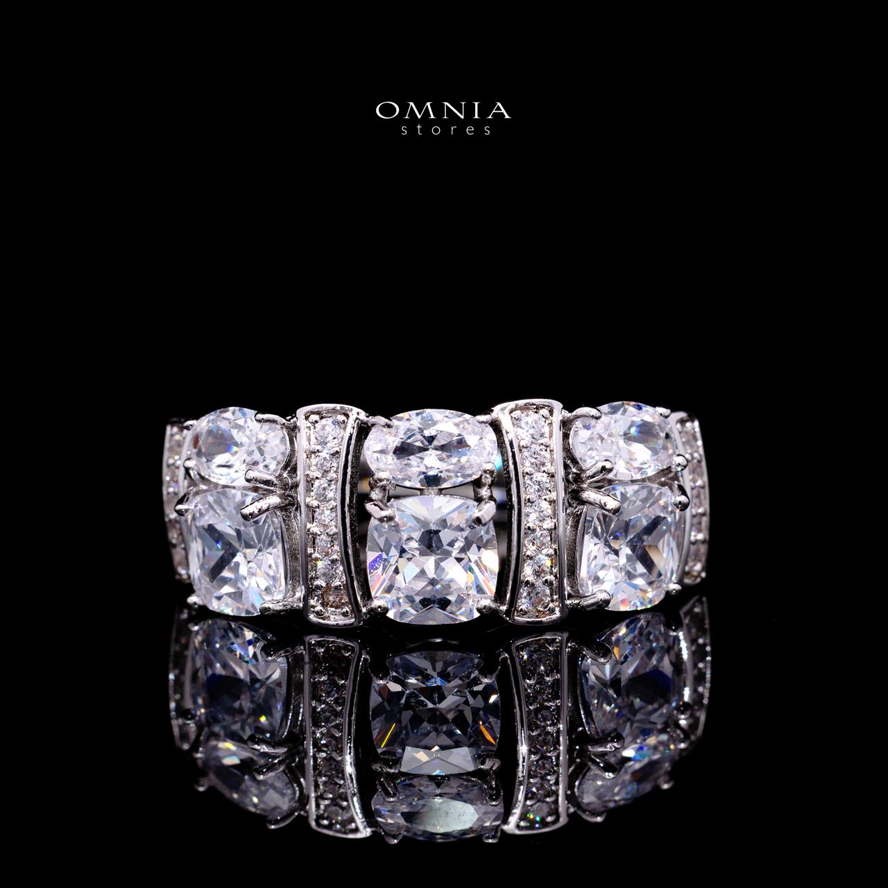 Marley White Bridal Full Set with High-Quality Simulated Diamonds – Rhodium Plated