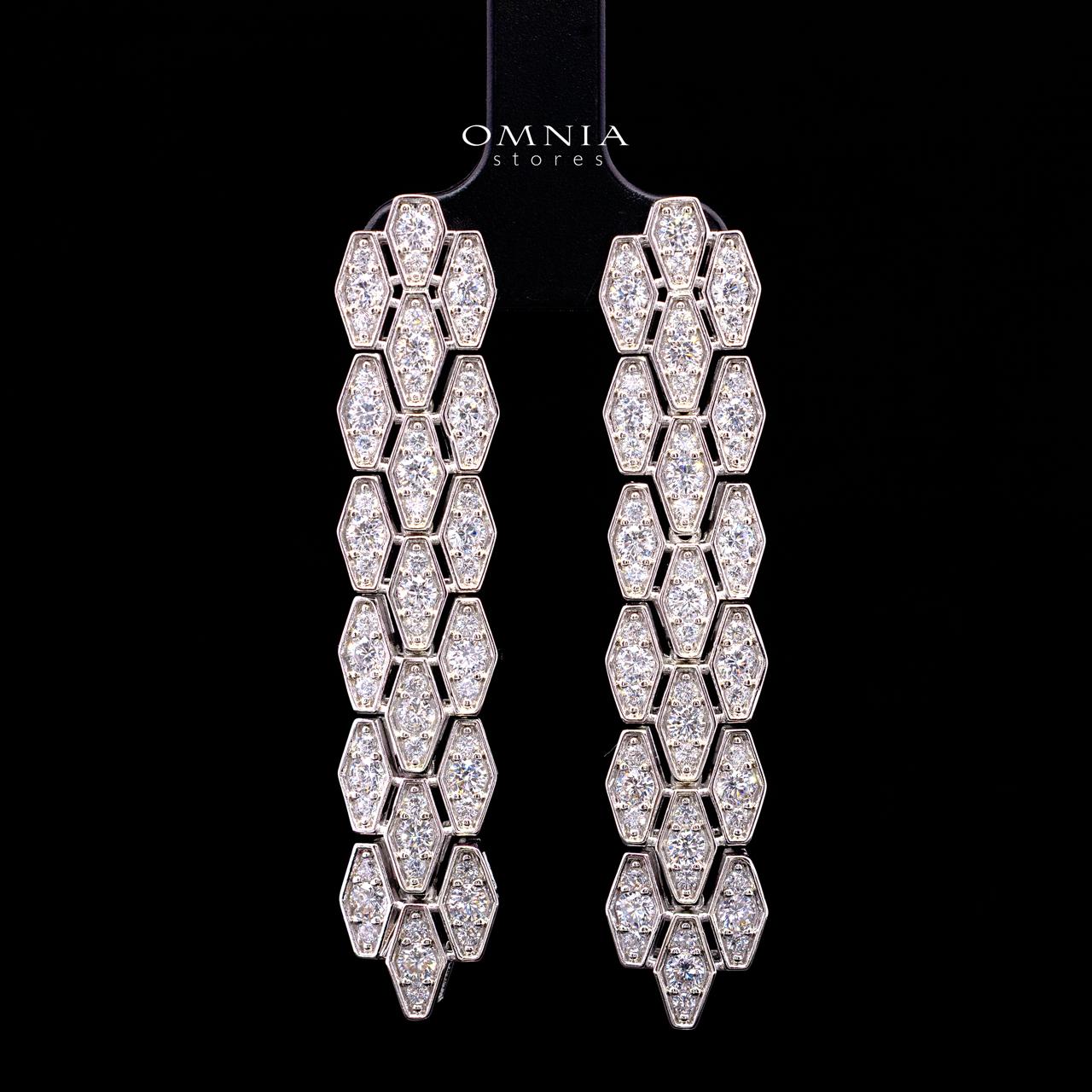 Coleen Luxury Bridal Full Set with High-Quality Simulated Diamonds – Rhodium Plated