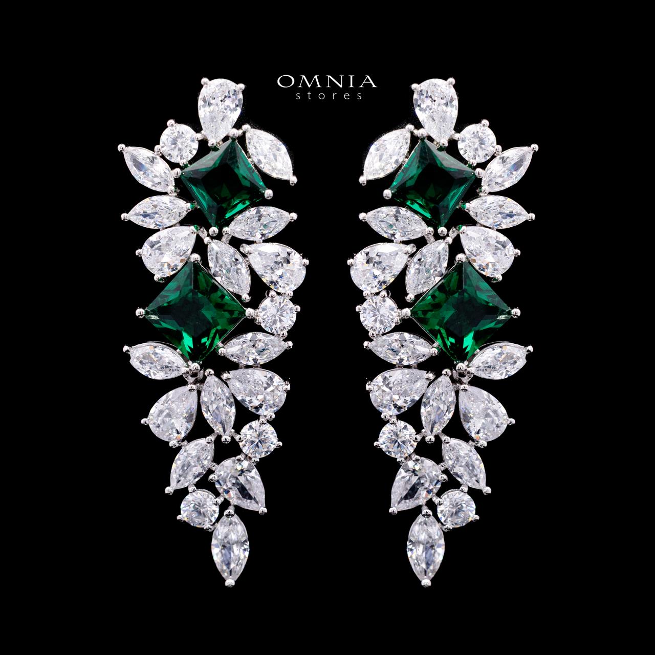 Christine Green Luxury Bridal Full Set with High-Quality Simulated Diamonds – Rhodium Plated