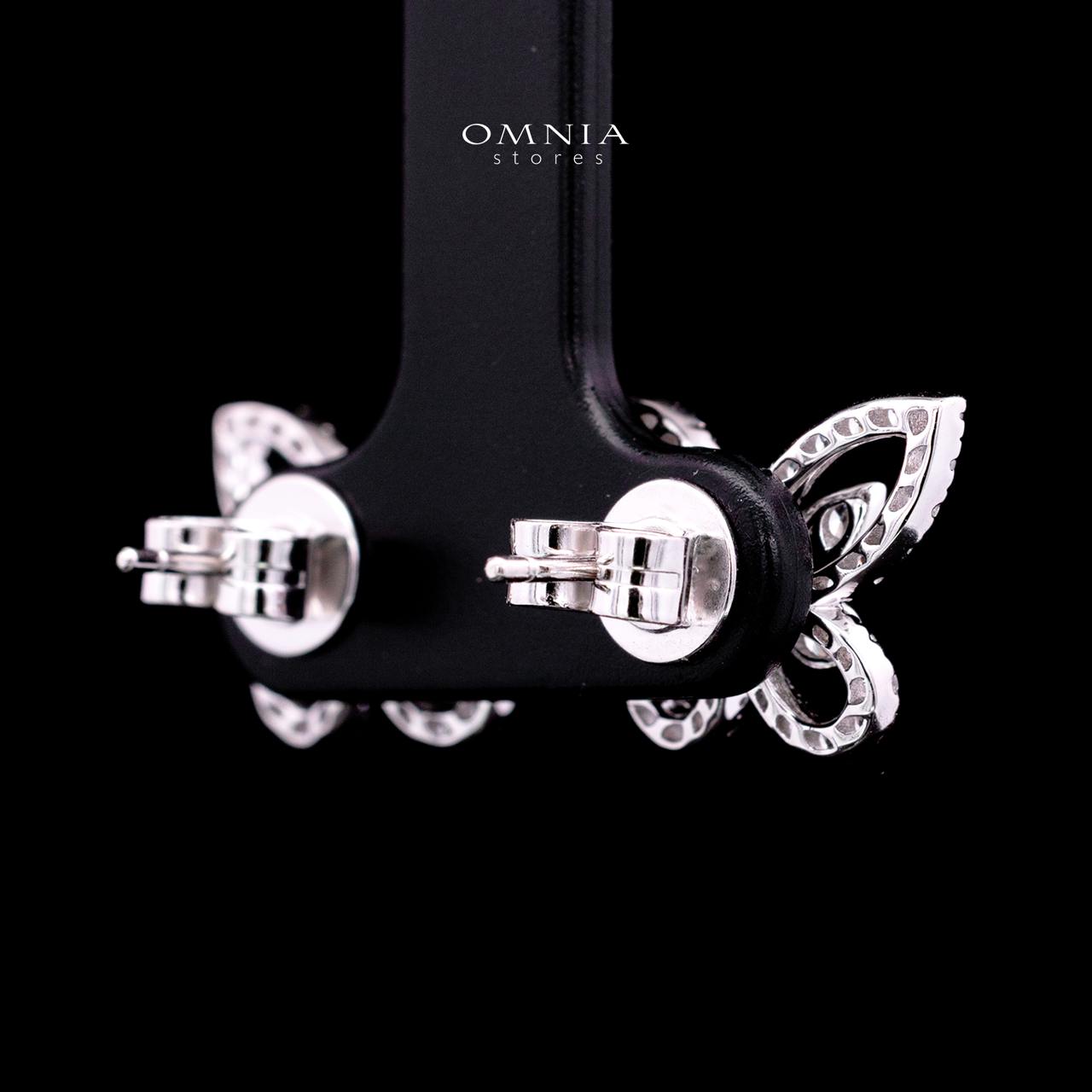 Ayanna Butterfly Earrings with Certified High-Quality Premium Simulated Diamonds in 925 Sterling Silver