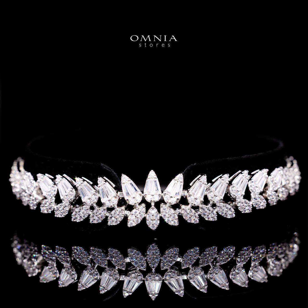 Kirsten Luxury Bridal Full Set with High-Quality Simulated Diamonds – Rhodium Plated