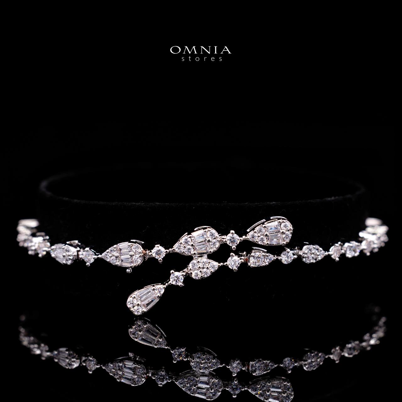 Madeline White Luxury Bridal Full Set with High-Quality Simulated Diamonds – Rhodium Plated