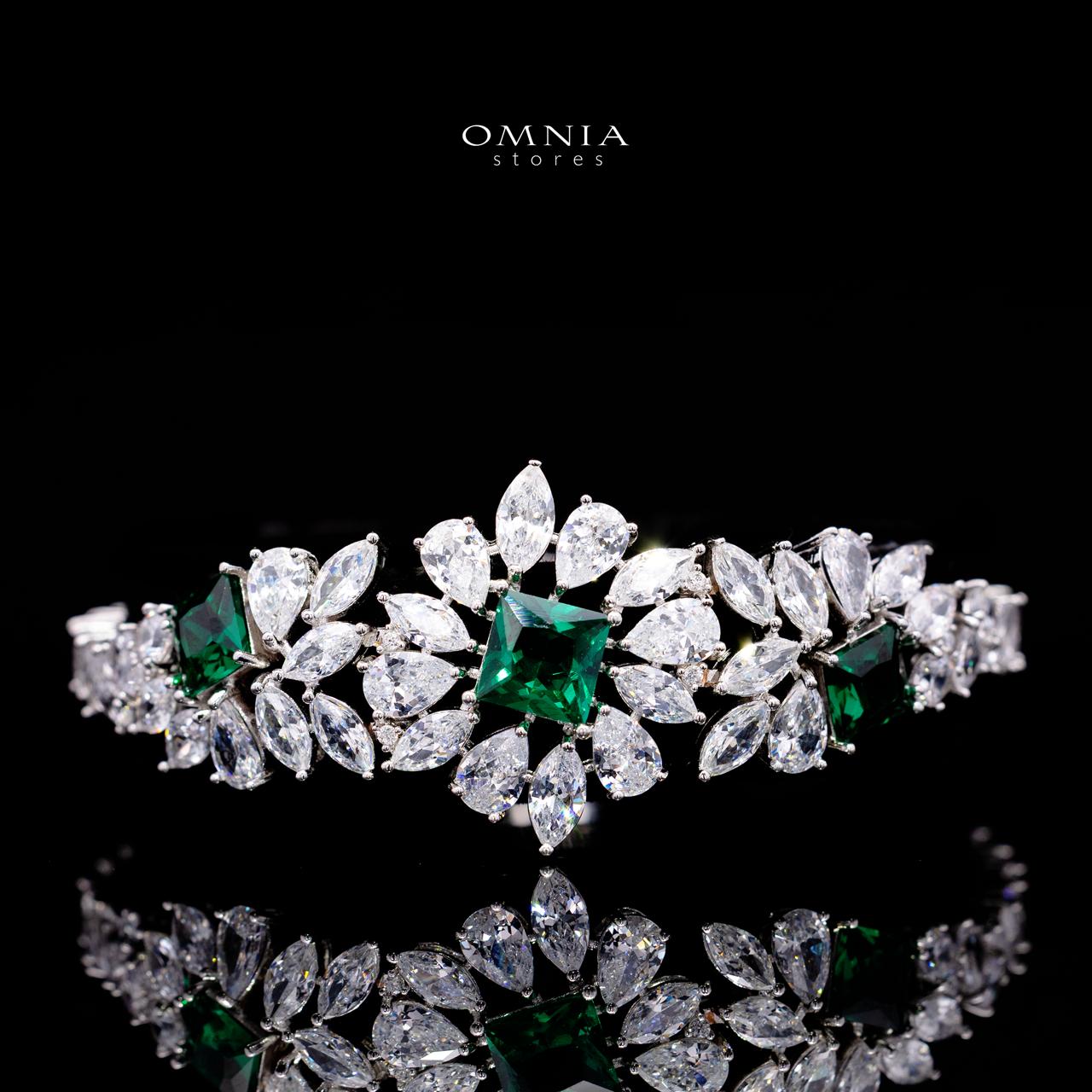Christine Green Luxury Bridal Full Set with High-Quality Simulated Diamonds – Rhodium Plated