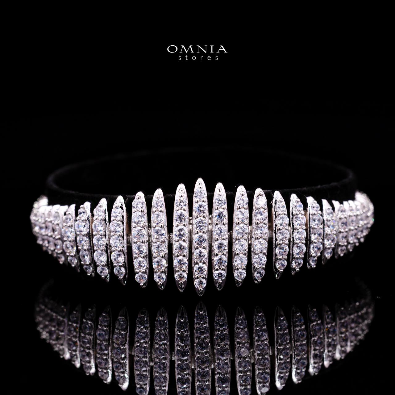 Quincy Bridal Full Set with High-Quality Simulated Diamonds – Rhodium Plated