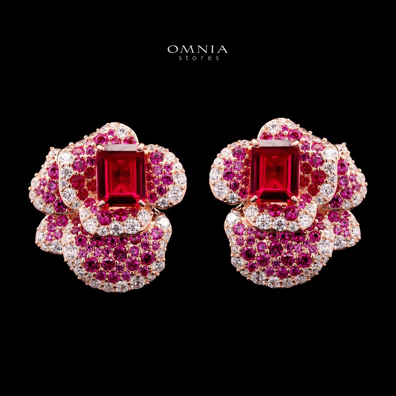 Omnia Masa Fresh Real Water Pearl Set in 92.5 Silver High Quality Simulated diamonds