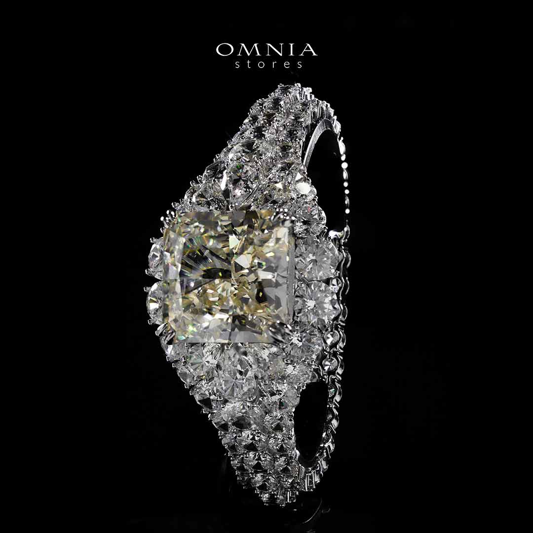 Nahid Yellow Silver Bracelet In 925 Silver High Quality Certified Lab Crafted Stones