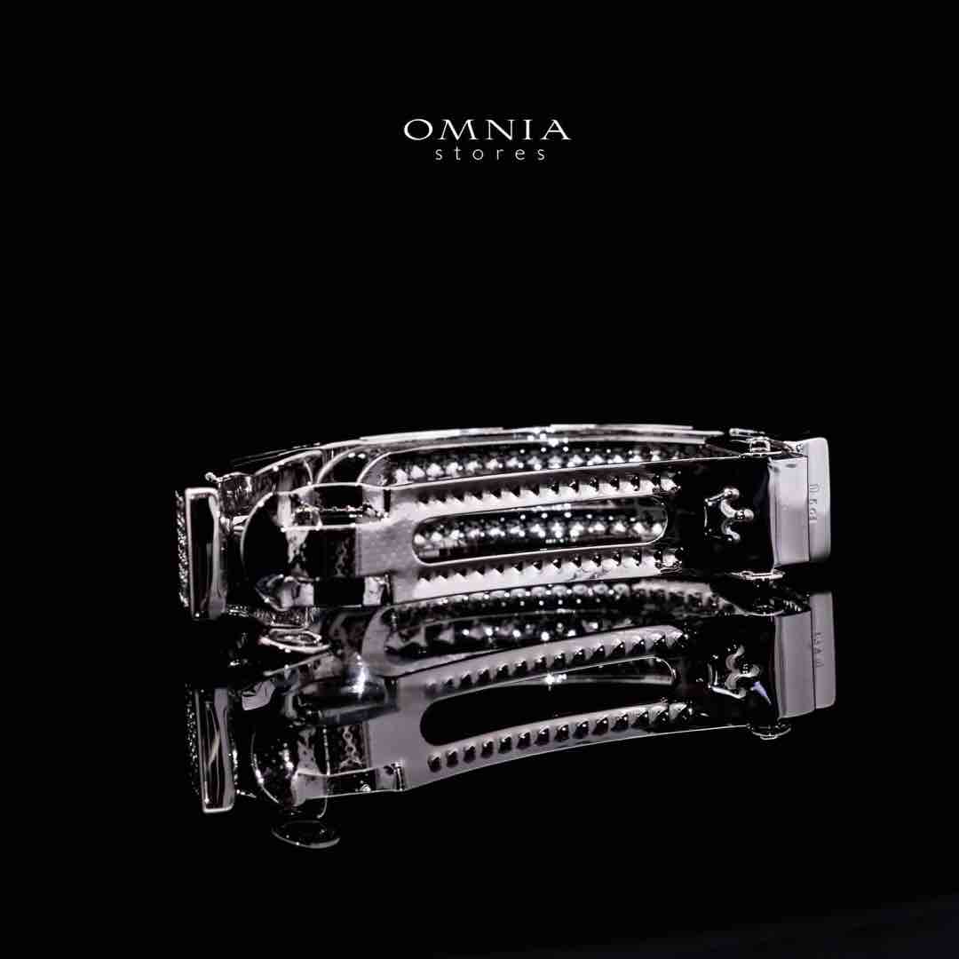 Omnia Anaan White Hair Clip In 925 Silver High Quality Lab Crafted Stones - OMNIASTORES UAE