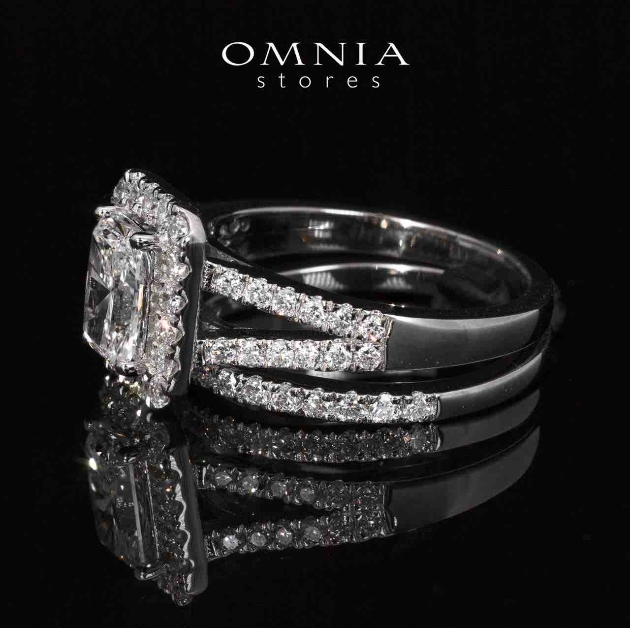 Siham Lab Grown Stones IGI Certifited E VVS 2 White Ring in 925 Silver 1.00ct - OMNIASTORES UAE
