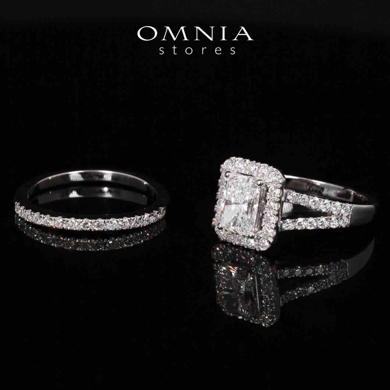 Siham Lab Grown Stones IGI Certifited E VVS 2 White Ring in 925 Silver 1.00ct - OMNIASTORES UAE