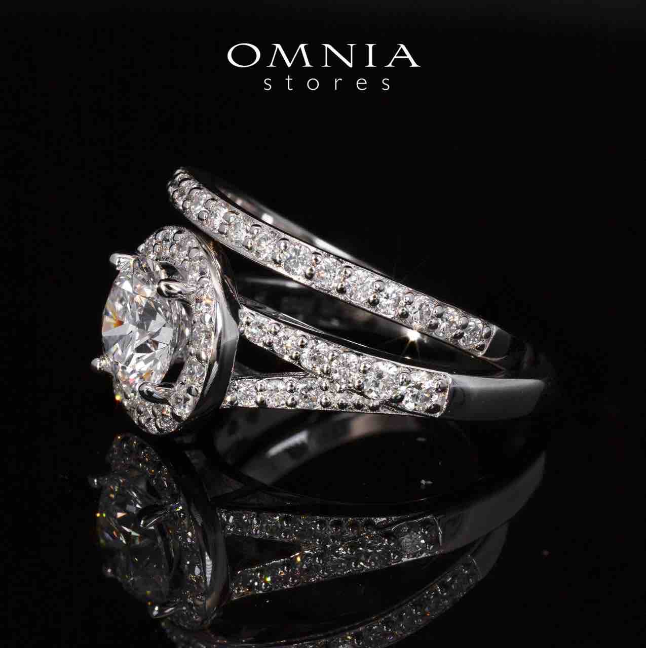 Mayar Lab Grown With IGI Certifited D VS 1 Oval Brilliant White Ring in 925 Silver 1.3ct - OMNIASTORES UAE