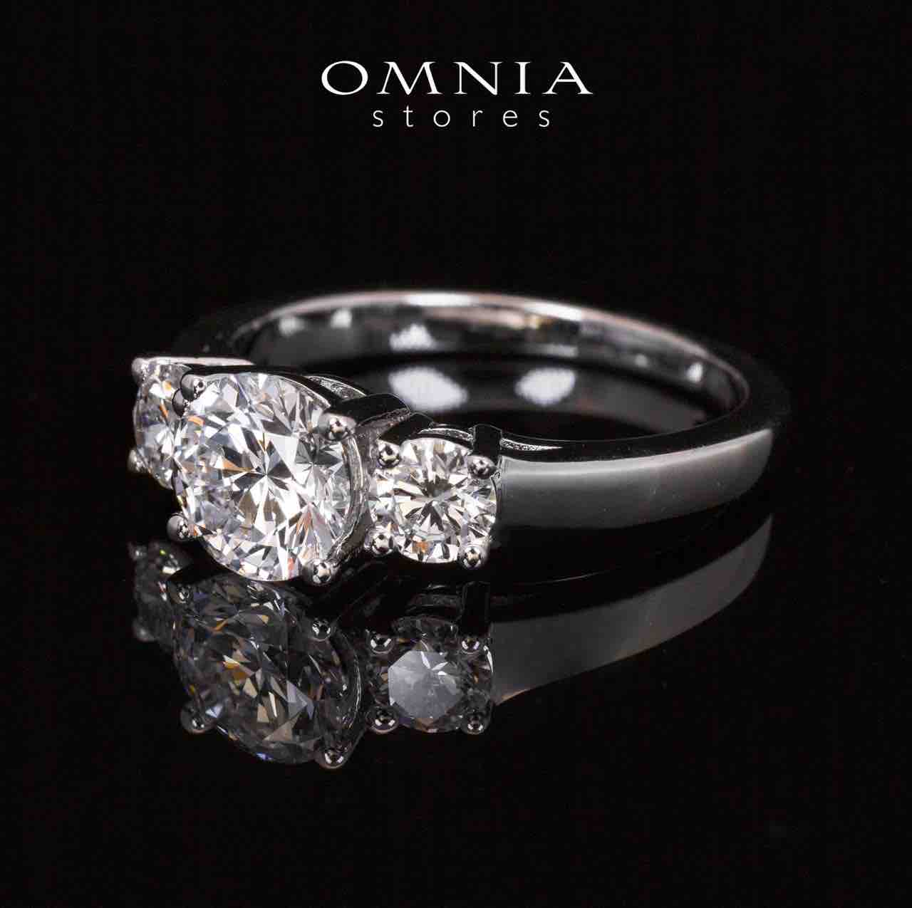 Halima Lab Grown With IGI Certifited D VS1 Round Brilliant White Ring in 925 Silver 1.50ct - OMNIASTORES UAE