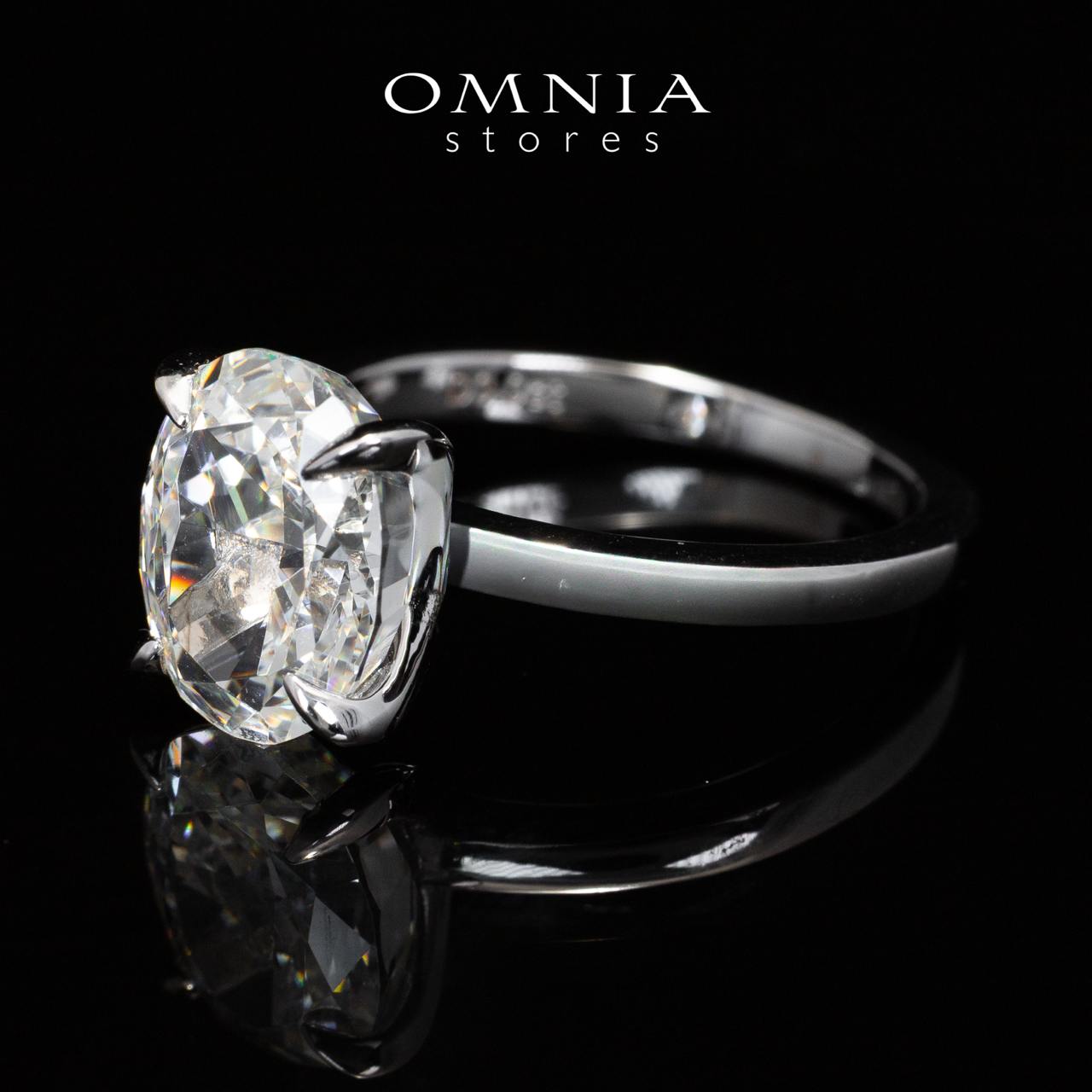 Maeva 5.02ct White Ring With Lab Crafted Stones In 925 Silver - OMNIASTORES UAE