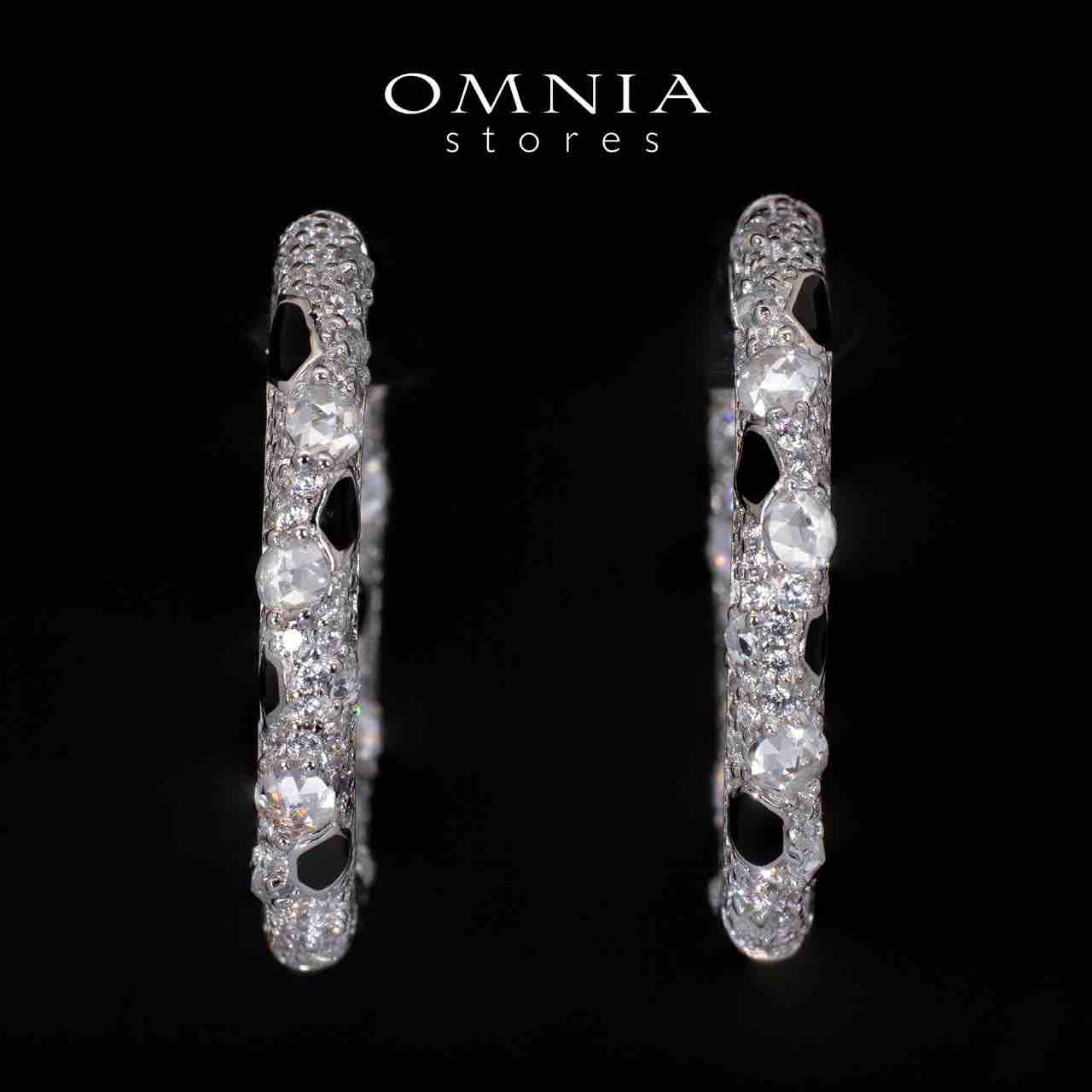 Angie White Certified Lab Crafted Hoop Earrings With High Quality 925 Silver - OMNIASTORES UAE