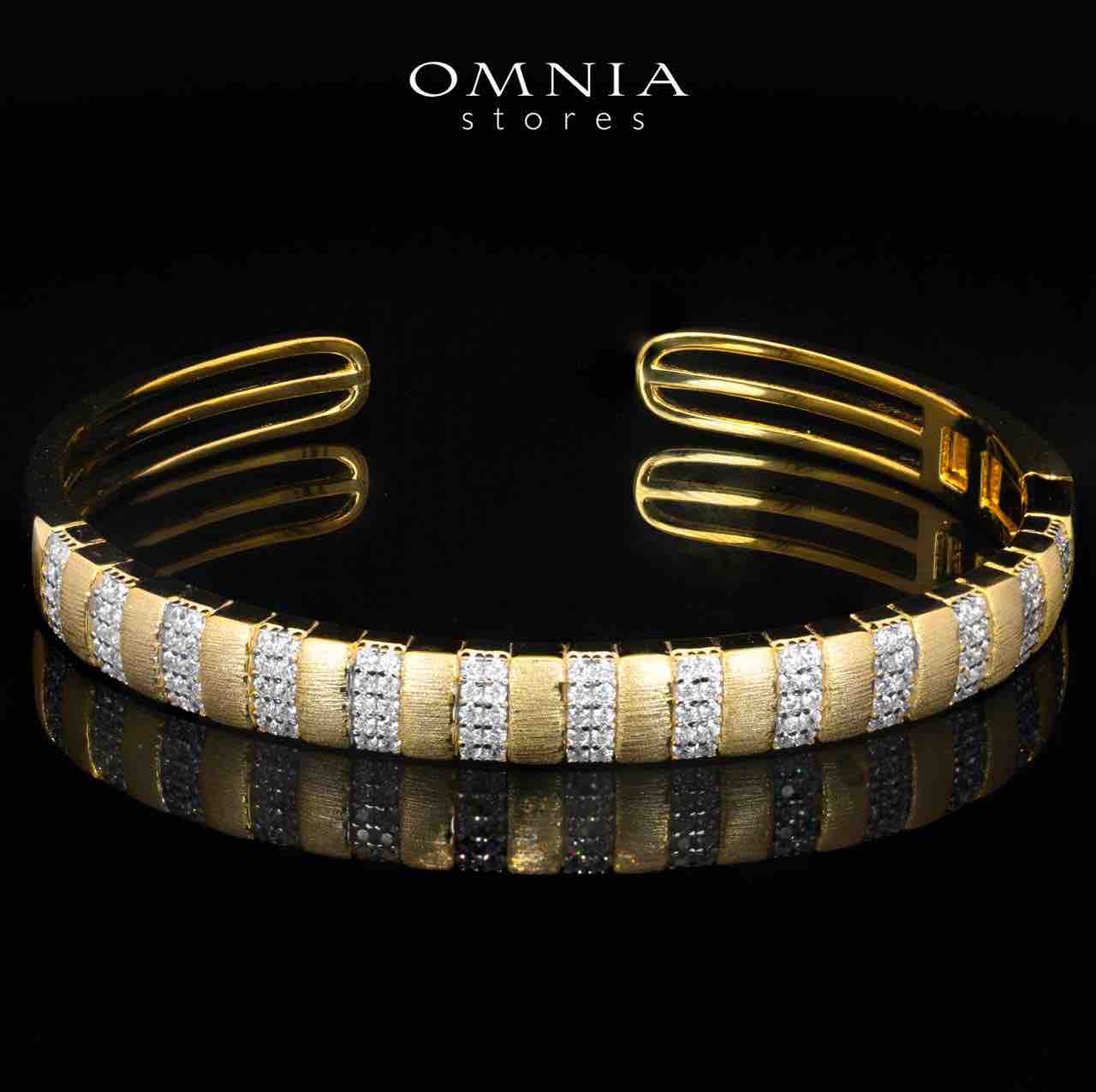 Melanie Gold Plated Luxury Bridal Full Set in 925 Silver High Quality Simulated Diamonds - OMNIASTORES UAE