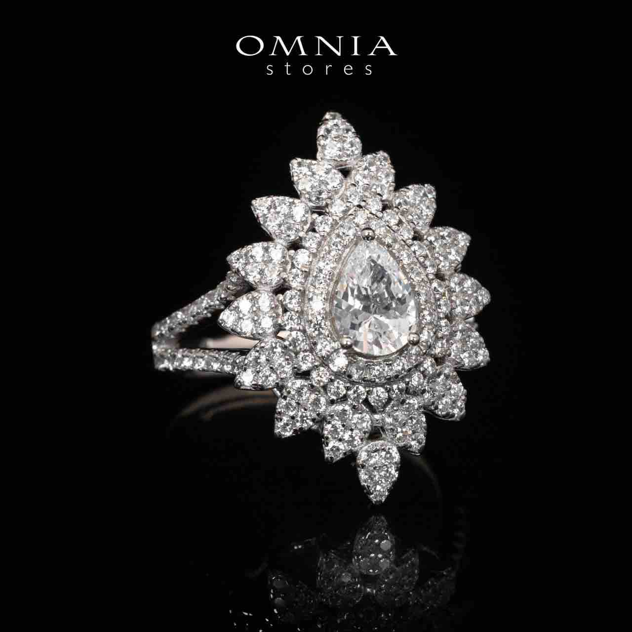 Osha White Bridal Full Set in 925 Silver High Quality Simulated Diamonds - OMNIASTORES UAE