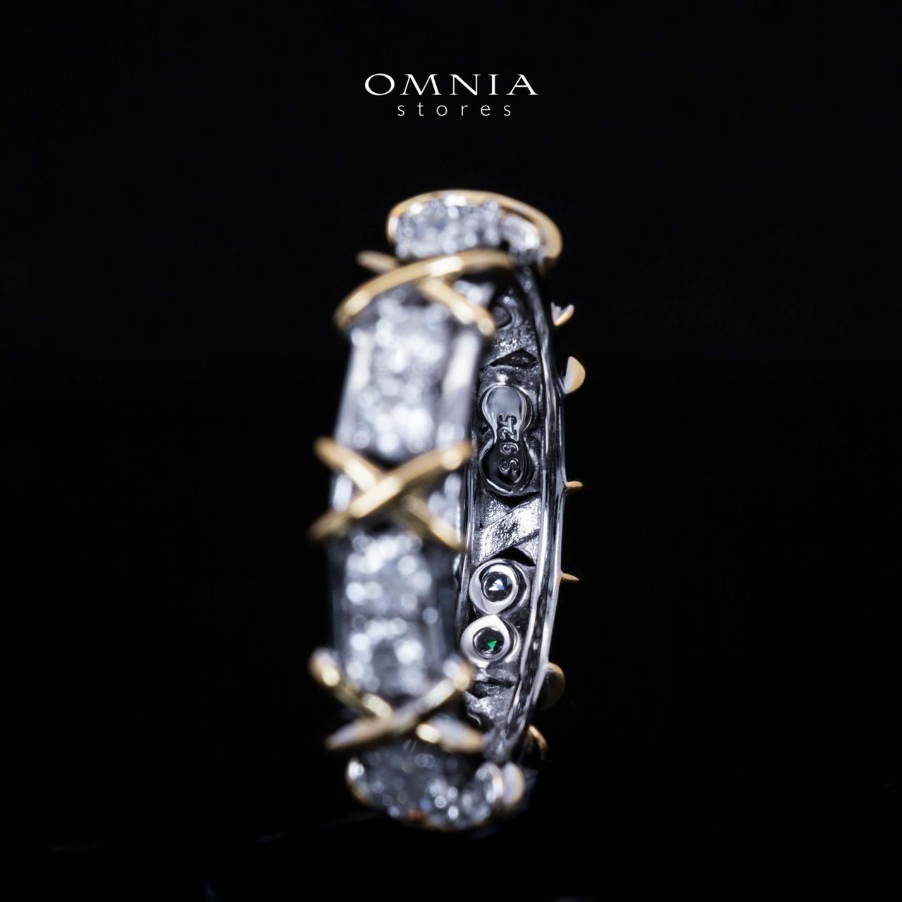 Aasima Round Cut GRA Certifited White Moissanite Ring in 925 Silver & Gold