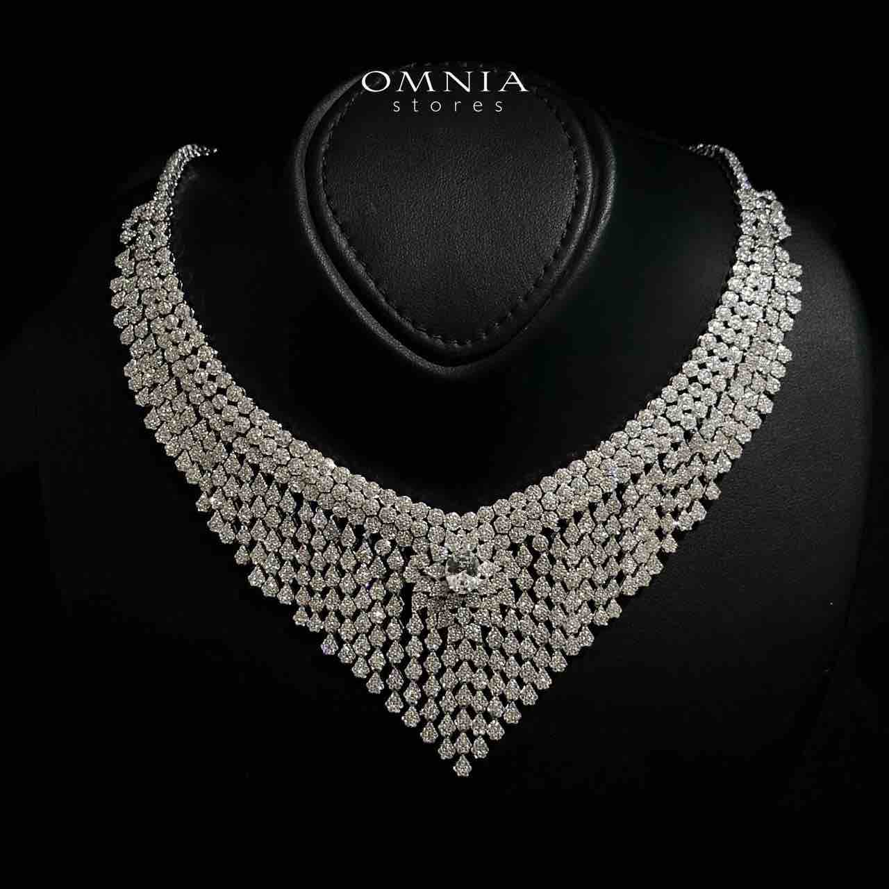 Scarlet White Bridal Full Set in 925 Silver High Quality Simulated Diamonds