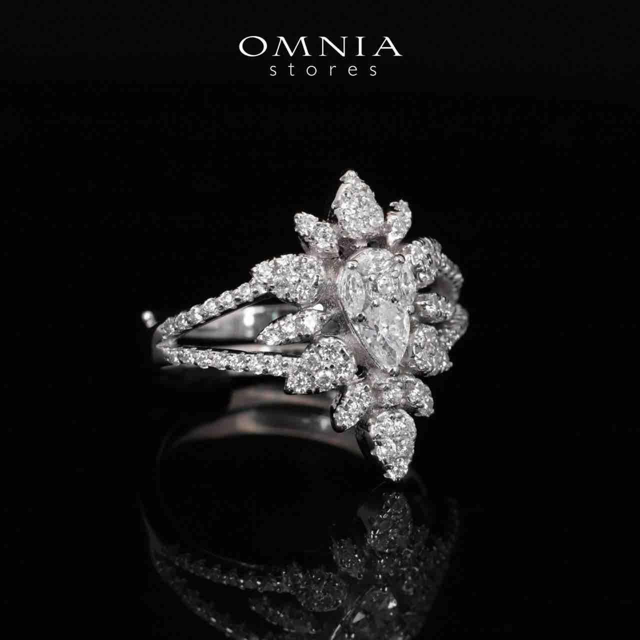 Bonnie White Bridal Full Set in 925 Silver High Quality Simulated Diamonds