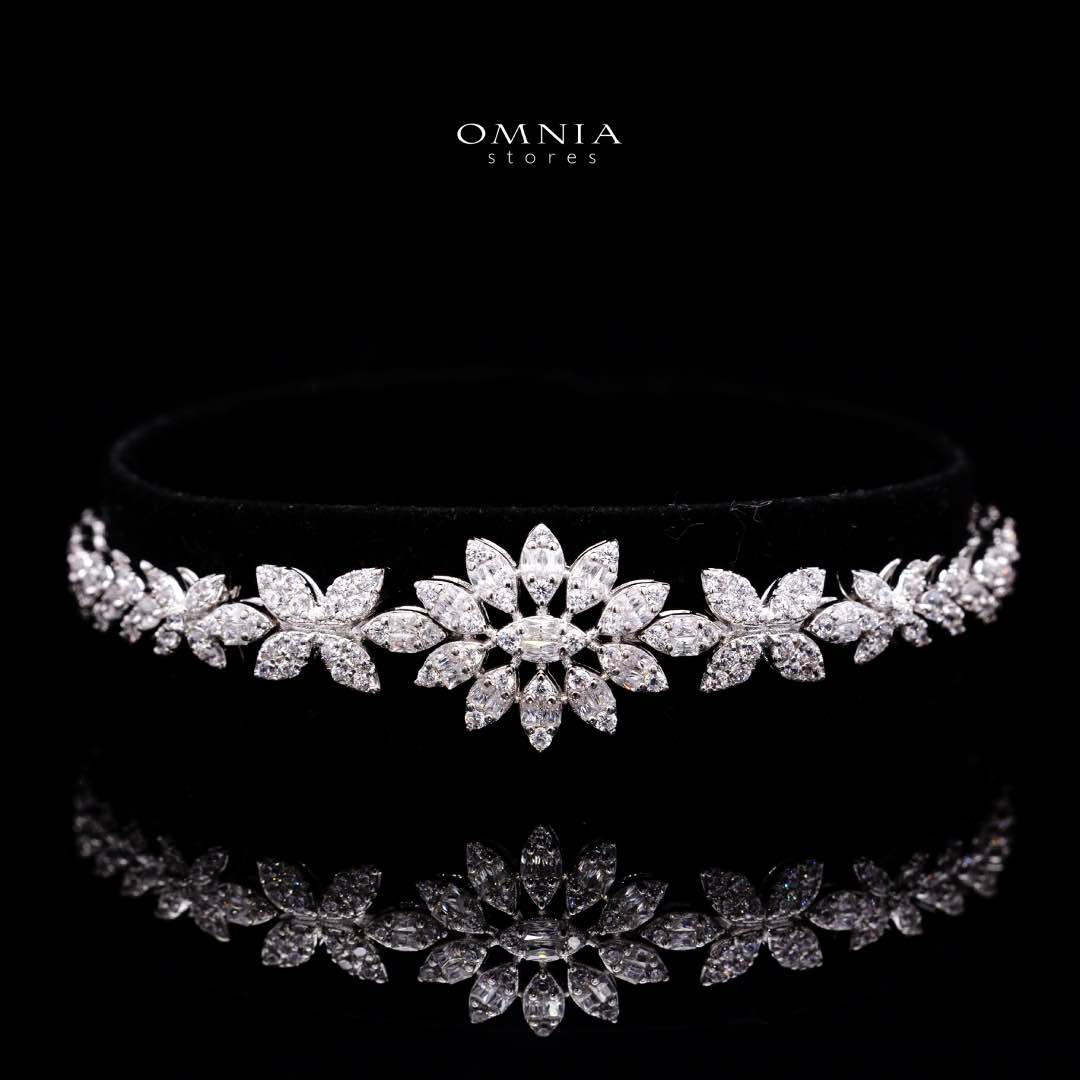Laynah White Bridal Full Set – Premium Rhodium Plated with High-Quality Zircon Stones