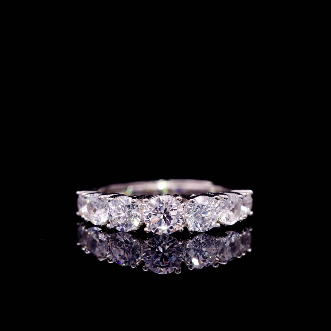 Omnia Huda White Luxury Bridal Full Set in High Quality Zircon Stone Premium Rhodium Plated