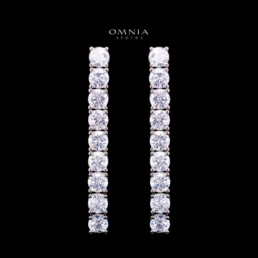 Omnia Rowan Bridal Full Set Accessories in High Quality Zircon Stone Premium Rhodium Plated