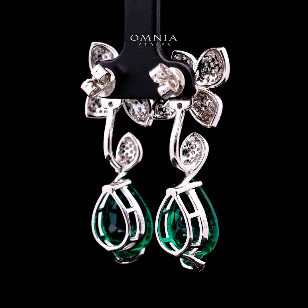 Omnia Elora Earring 925 Silver Accessories In High Quality Simulated Diamonds