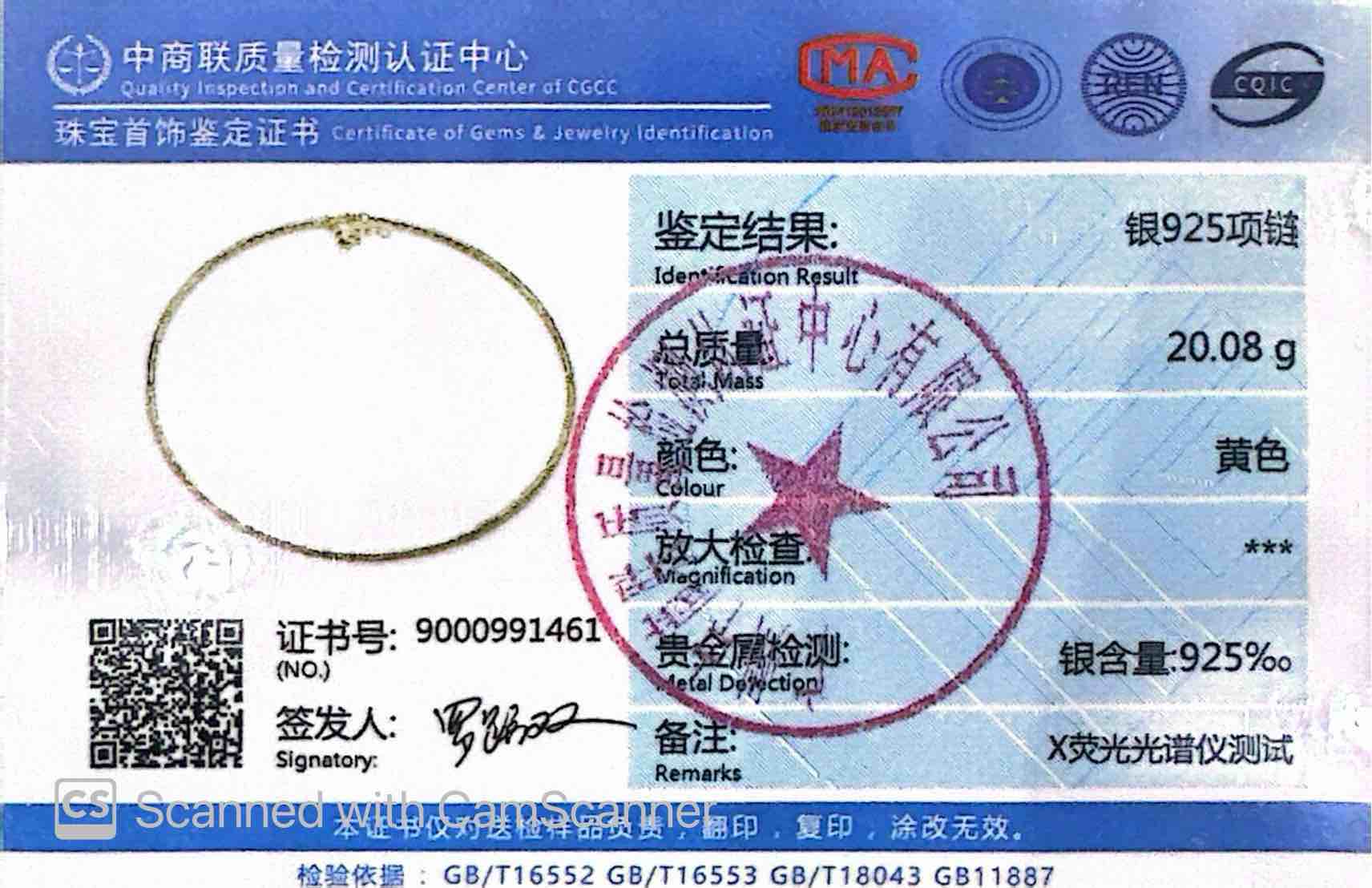 Omnia Anila Golden and White Pear Peandant Necklace In 925 Silver High Quality Certified Lab Crafted Stones - OMNIASTORES UAE