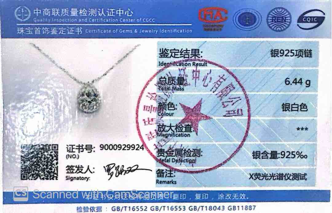 Omnia Fariah White Pear Pendant Necklace In 925 Silver High Quality Certified Lab Crafted Stones - OMNIASTORES UAE