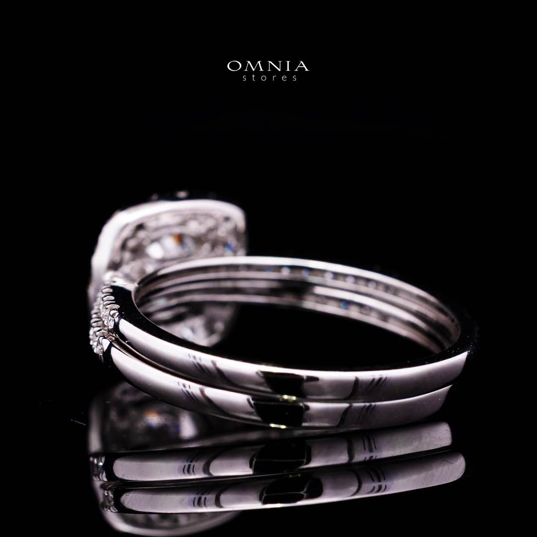 Neila Lab Grown Stones With IGI Certified Princess Cut D VVS 2 White Ring in 925 Silver High Quality 1.5ct