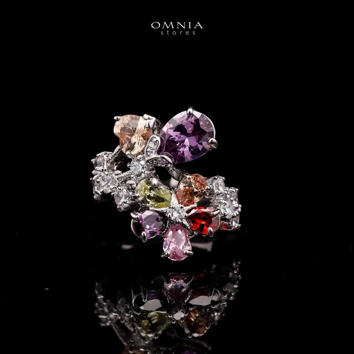 Omnia Amna Bridal Full Set in High Quality Simulated Diamonds - OMNIASTORES UAE