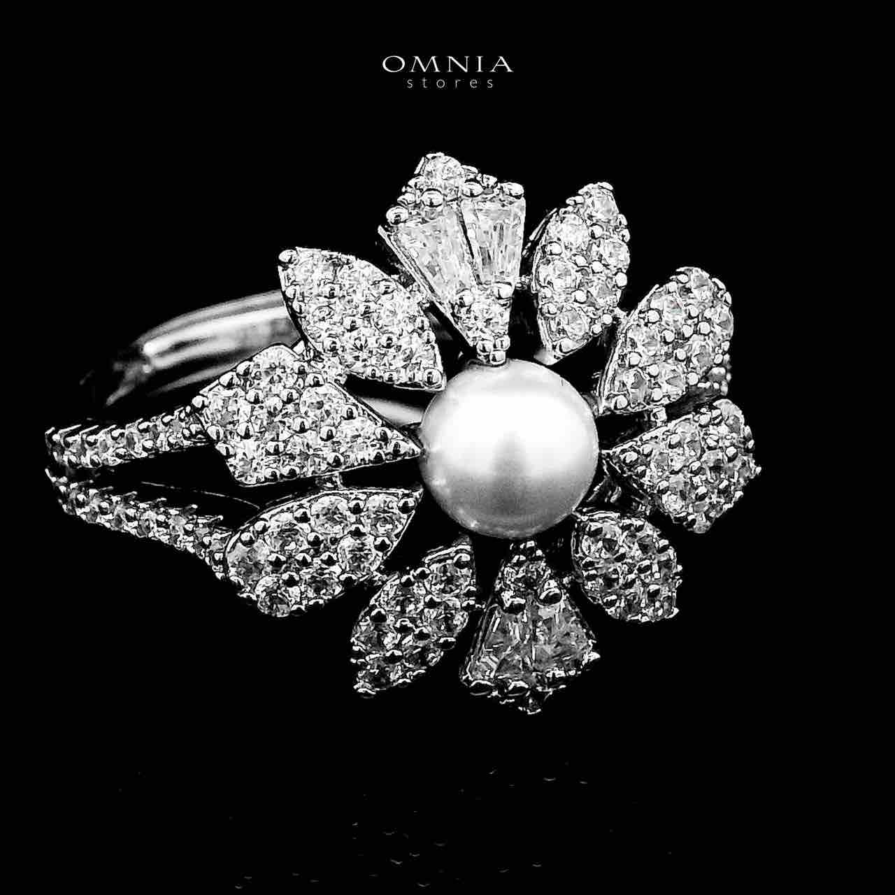 Omnia Maissa Bridal Full Set Accessories in High Quality Zircon Stone in Rhodium Plated - OMNIASTORES UAE