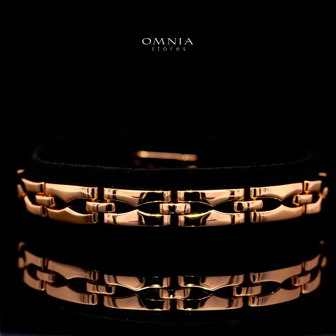 Karah Rose Gold Bracelet with Certified High-Quality Premium Simulated Diamonds in 925 Sterling Silver