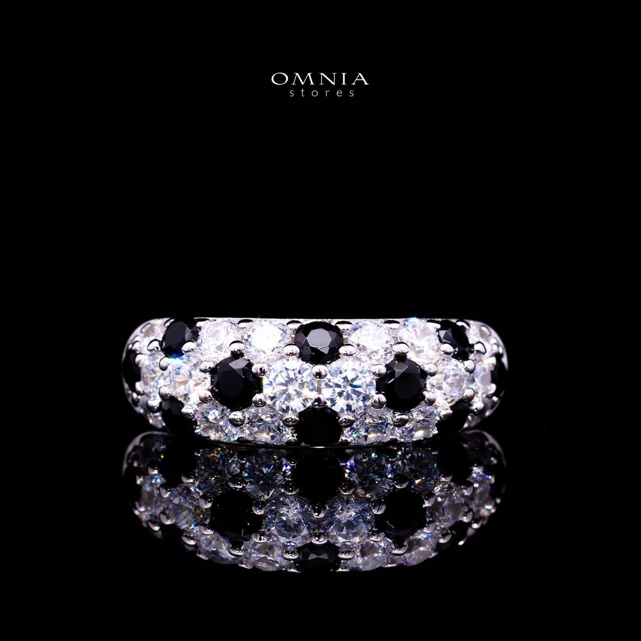 Angie Ring with Certified Premium Simulated Diamonds in 925 Sterling Silver