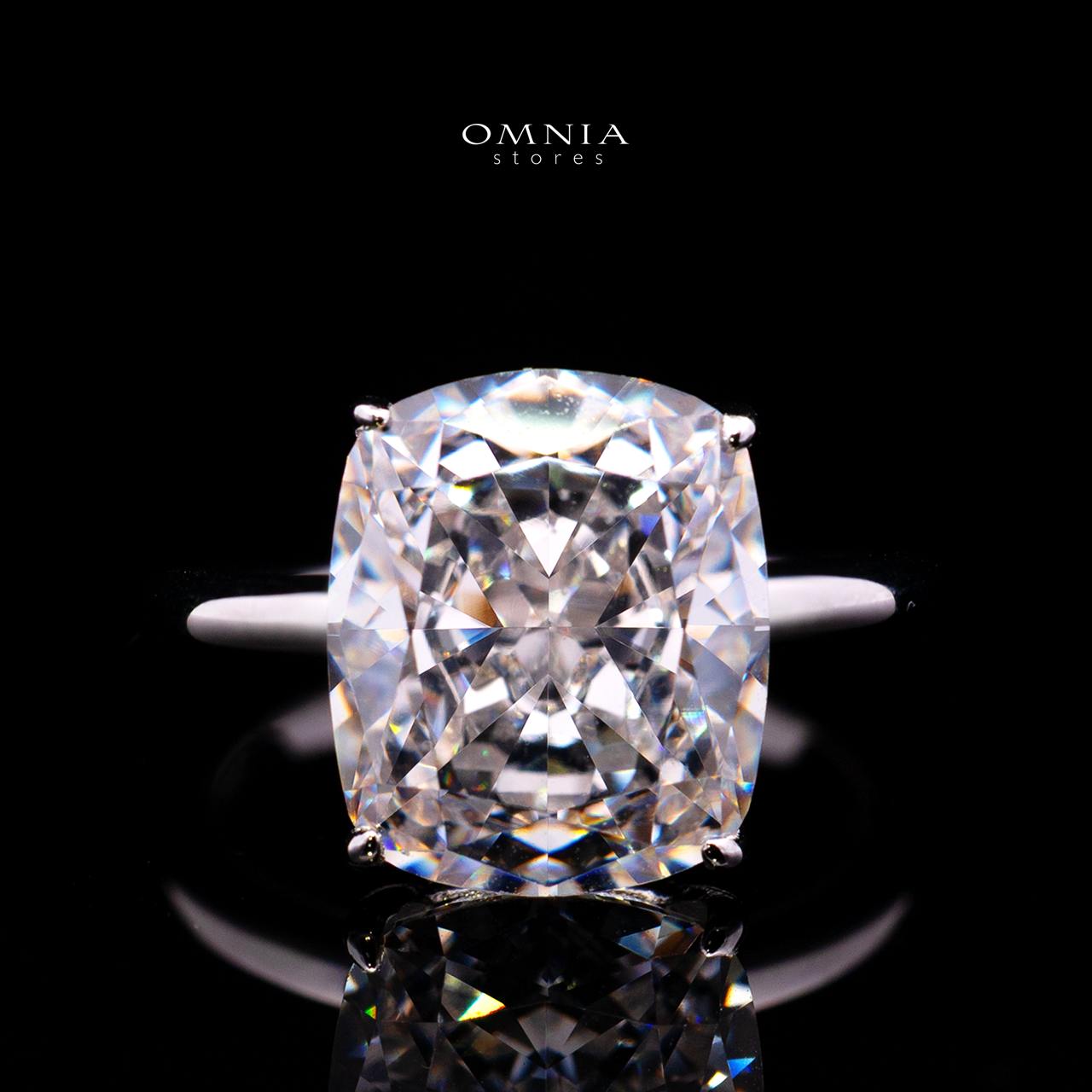 Rebecca Ring with Certified Premium Simulated Diamonds in 925 Sterling Silver