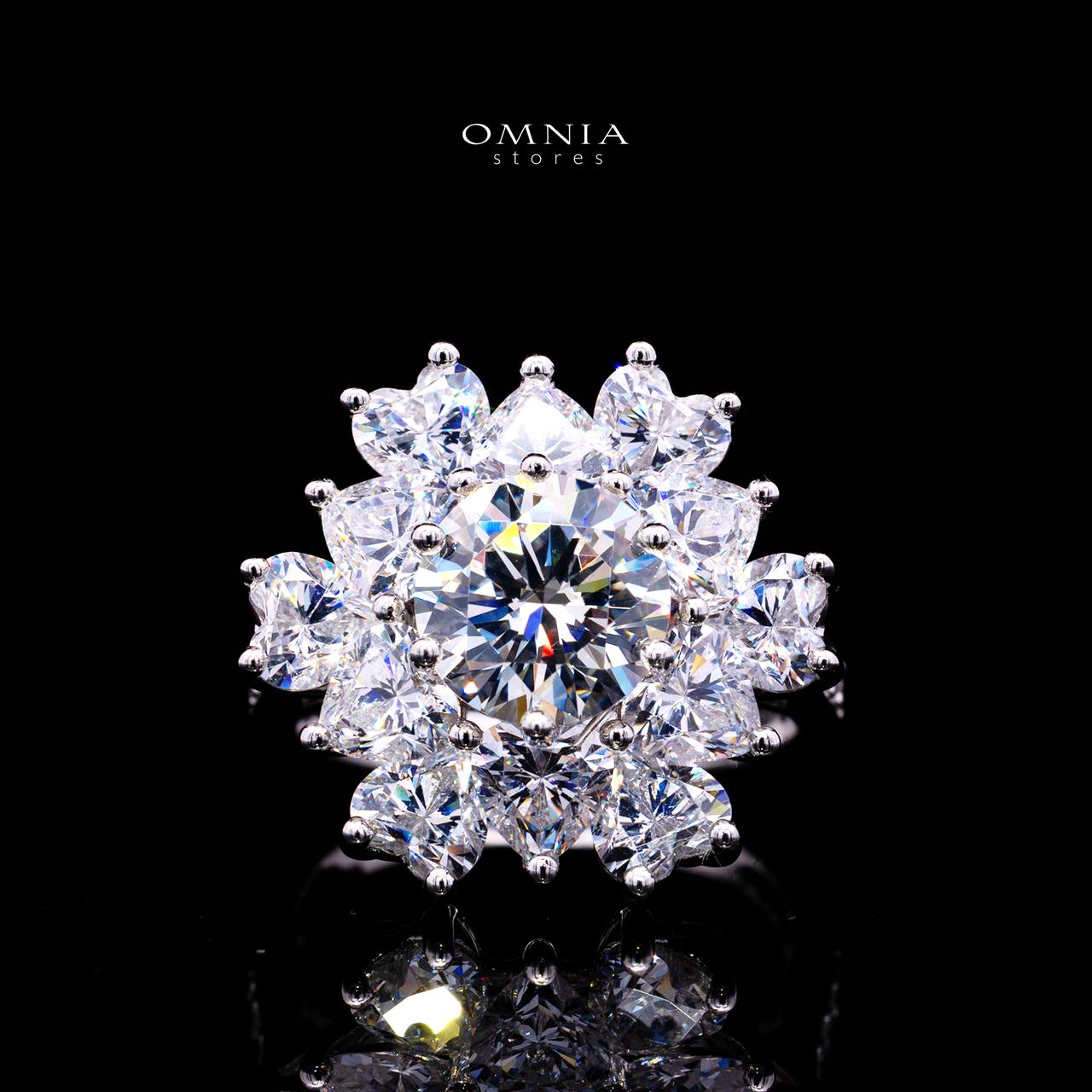 Sheryn Ring with Certificate | High-Quality Premium Simulated Diamonds in 925 Sterling Silver