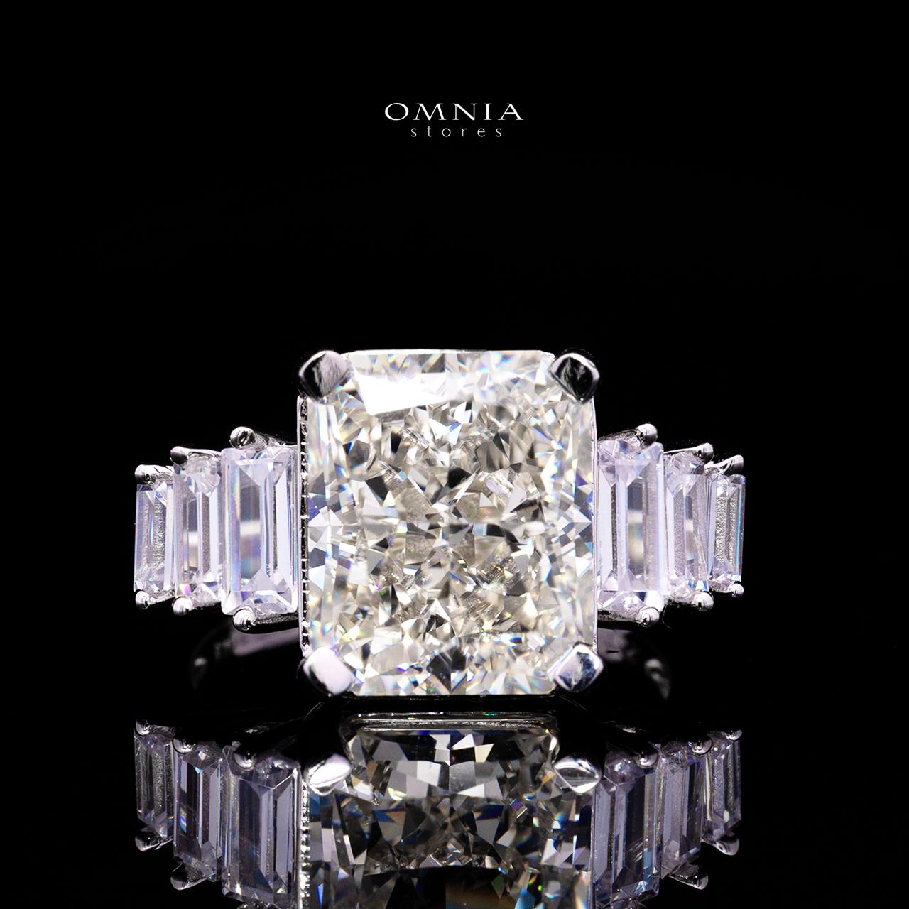 Karylle Ring with Certified Premium Simulated Diamonds in 925 Sterling Silver
