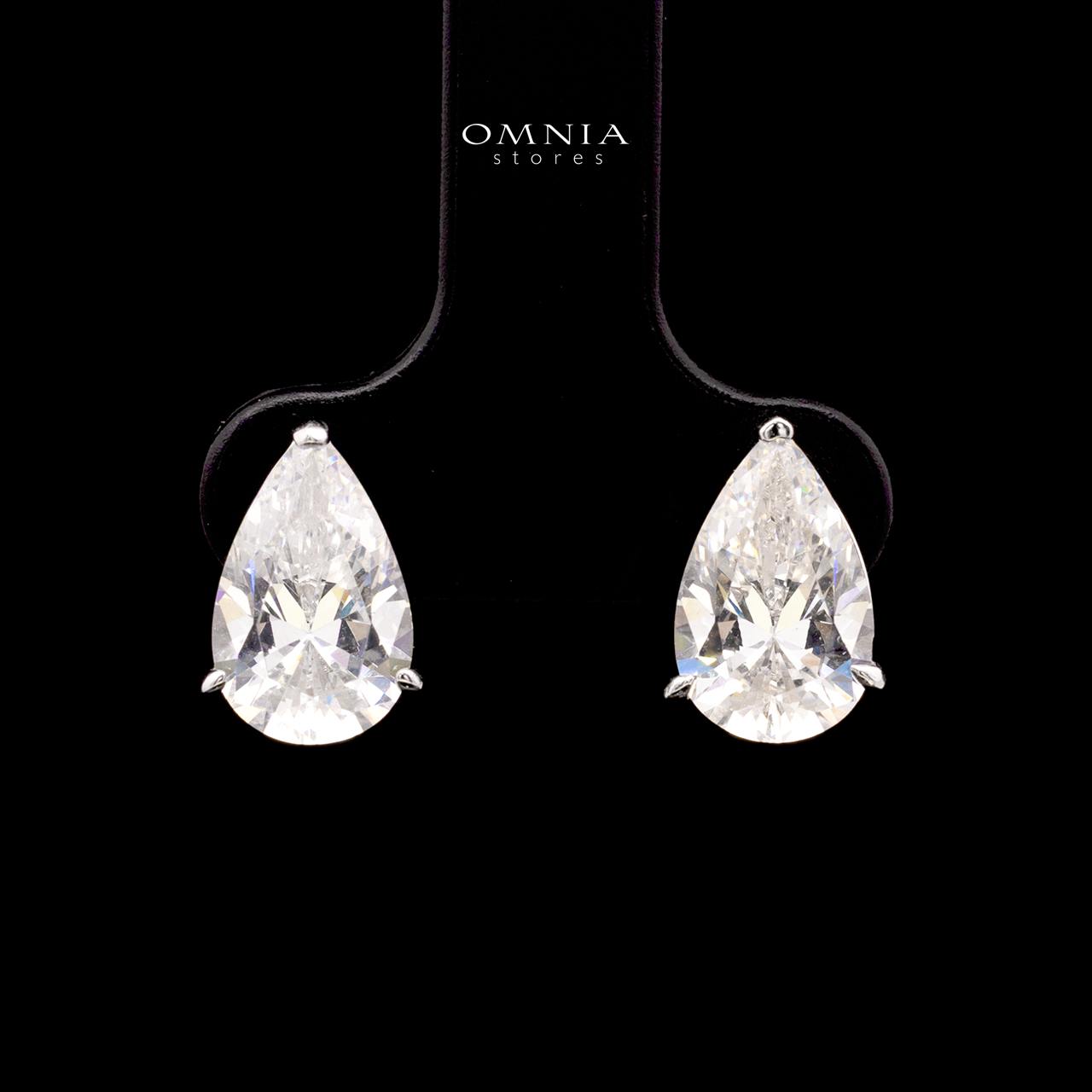 Kelsea Earring with Certificate, High-Quality Premium Simulated Diamonds in 925 Sterling Silver