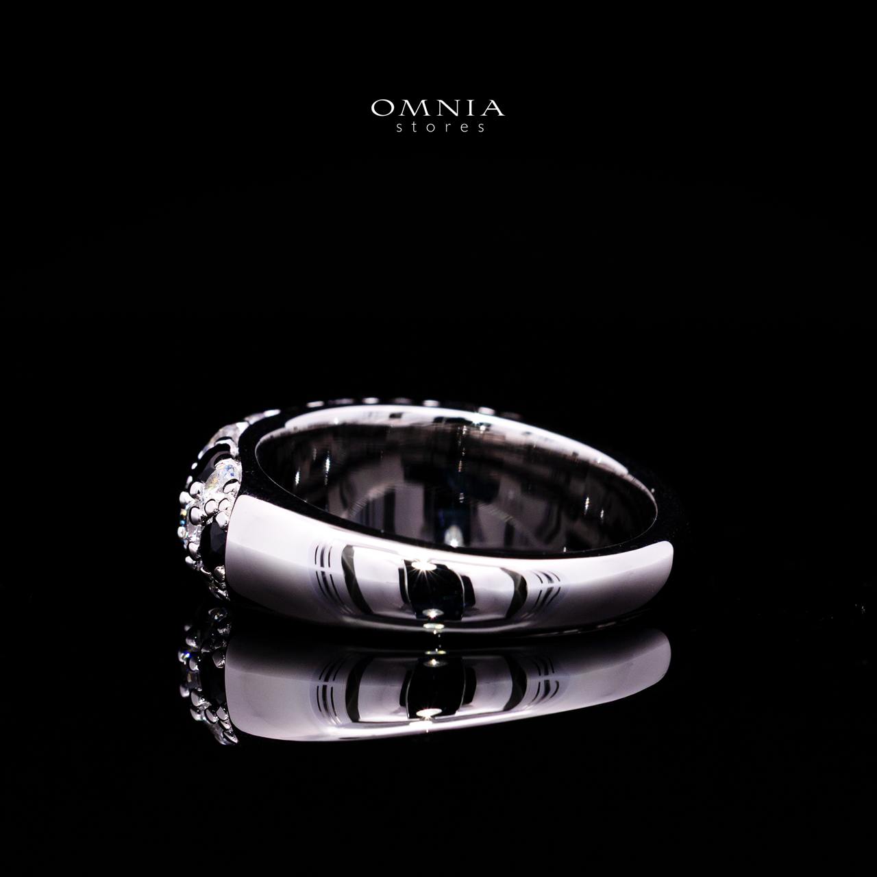 Angie Ring with Certified Premium Simulated Diamonds in 925 Sterling Silver