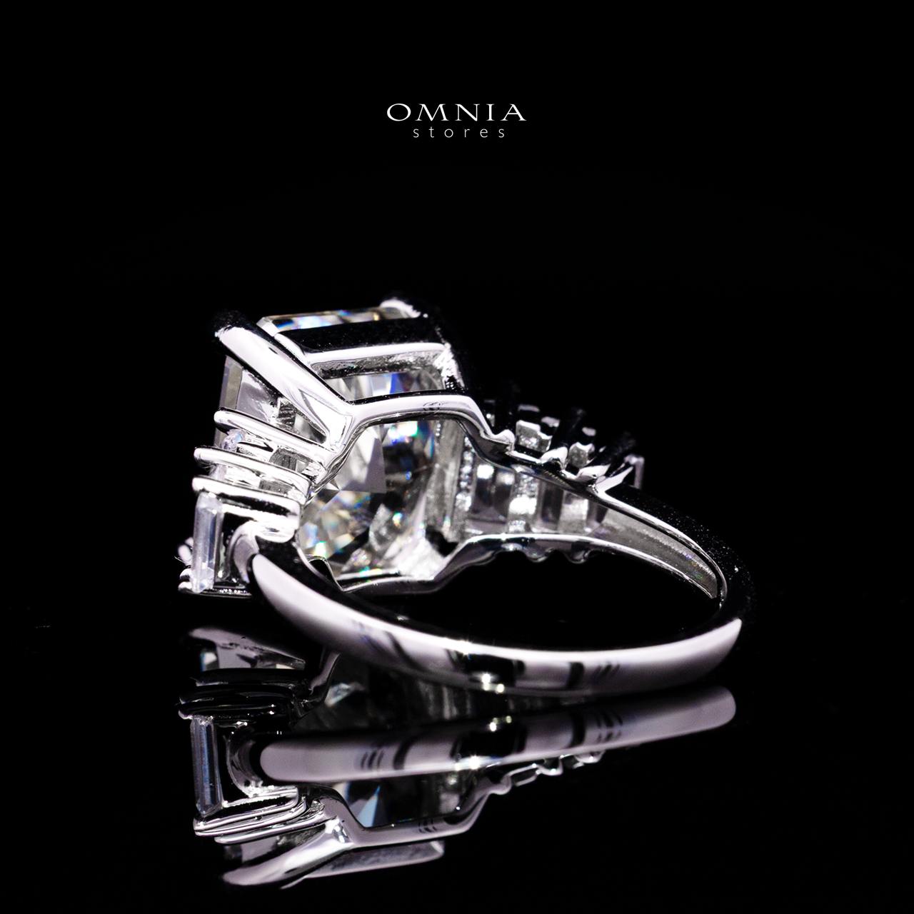 Karylle Ring with Certified Premium Simulated Diamonds in 925 Sterling Silver