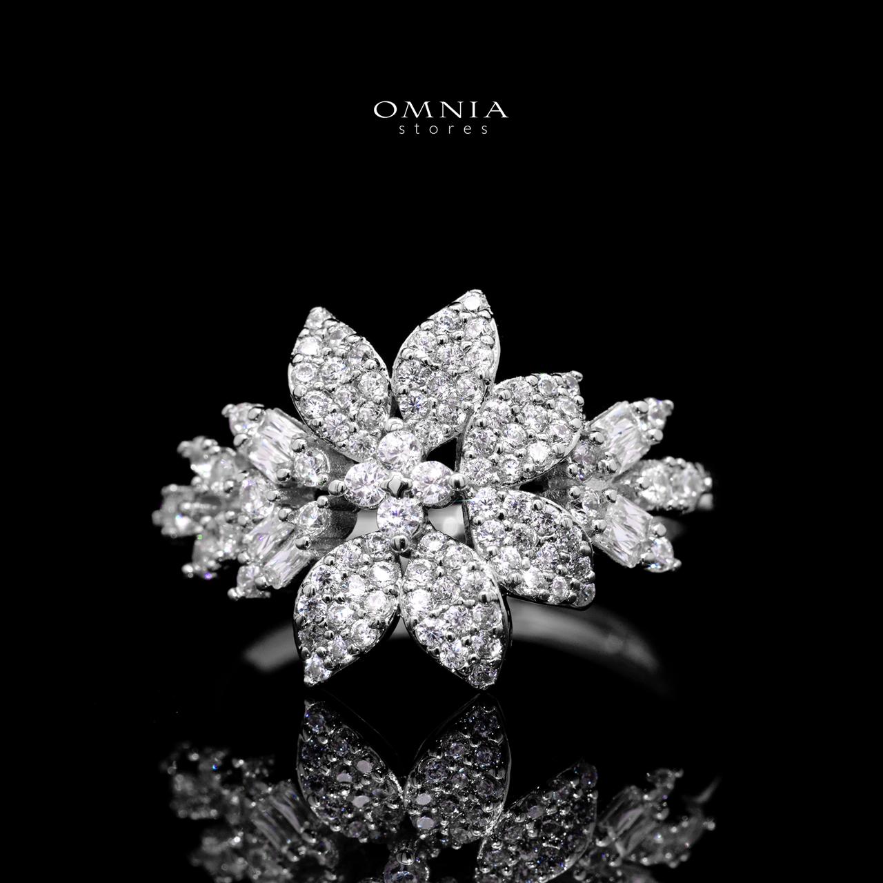 Farrah White Luxury Bridal Full Set with High-Quality Simulated Diamonds – Rhodium Plated