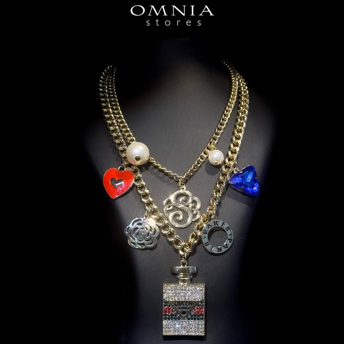 Omnia Viceral Necklace High Quality Fashion Accessories with Paper box - OMNIASTORES UAE