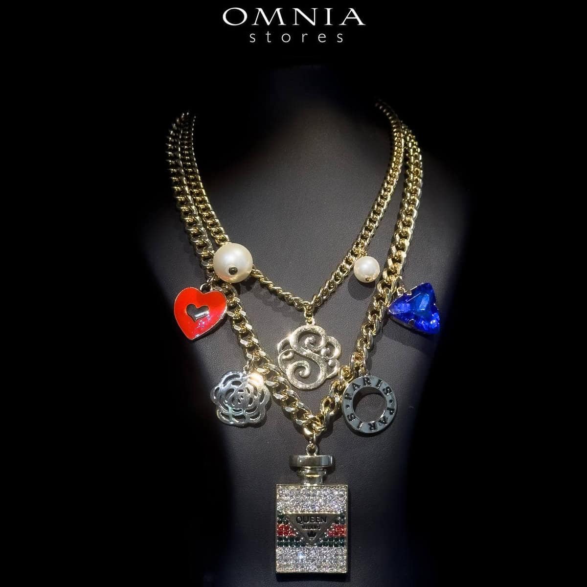 Omnia Viceral Necklace High Quality Fashion Accessories with Paper box - OMNIASTORES UAE
